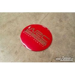 Emblema WRC rojo adhesivo / pegatina