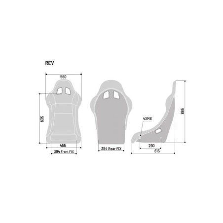 Baquet / Asiento Spraco Rev Fia