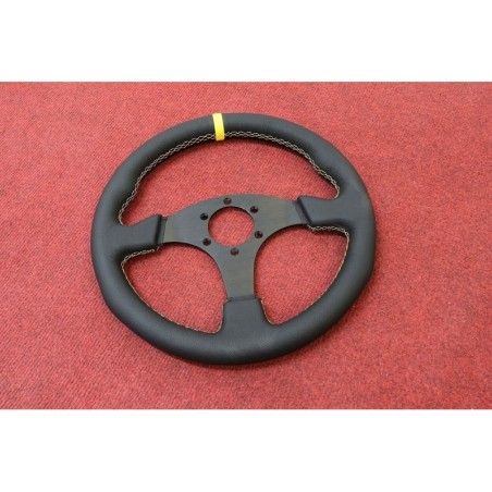 Volante replica OMP 330mm Piel normal