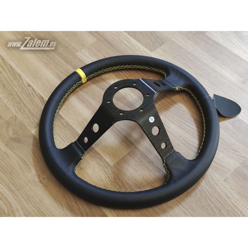 volante desplazado replica OMP piel