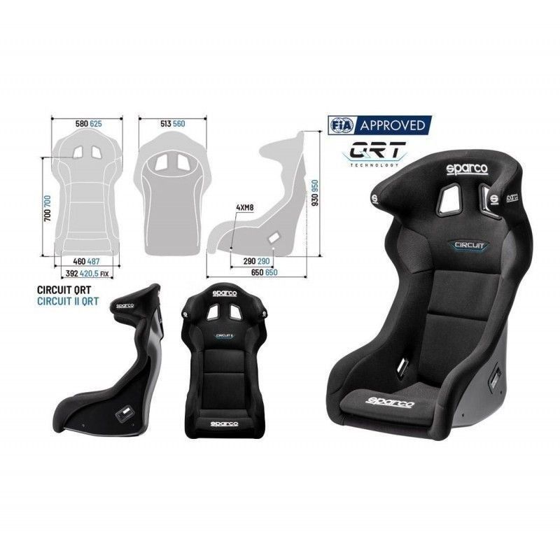 ASIENTO SPARCO CIRCUIT QRT II FIA