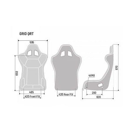 ASIENTO SPARCO GRID Q GAMIG