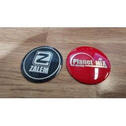 Emblema PERSONALIZADO negro pegatina / adhesivo