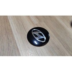Emblema HYUNDAI negro pegatina / adhesivo
