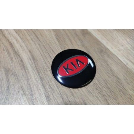 Emblema KIA negro pegatina / adhesivo