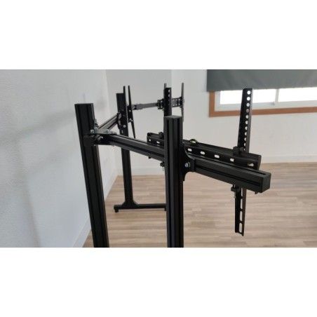 Triple monitor articulado ALU XL