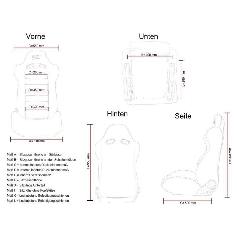 Asiento deportivo FK-1