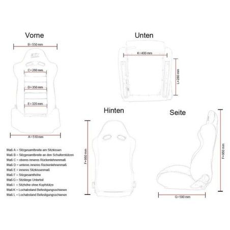 Asiento deportivo FK-1