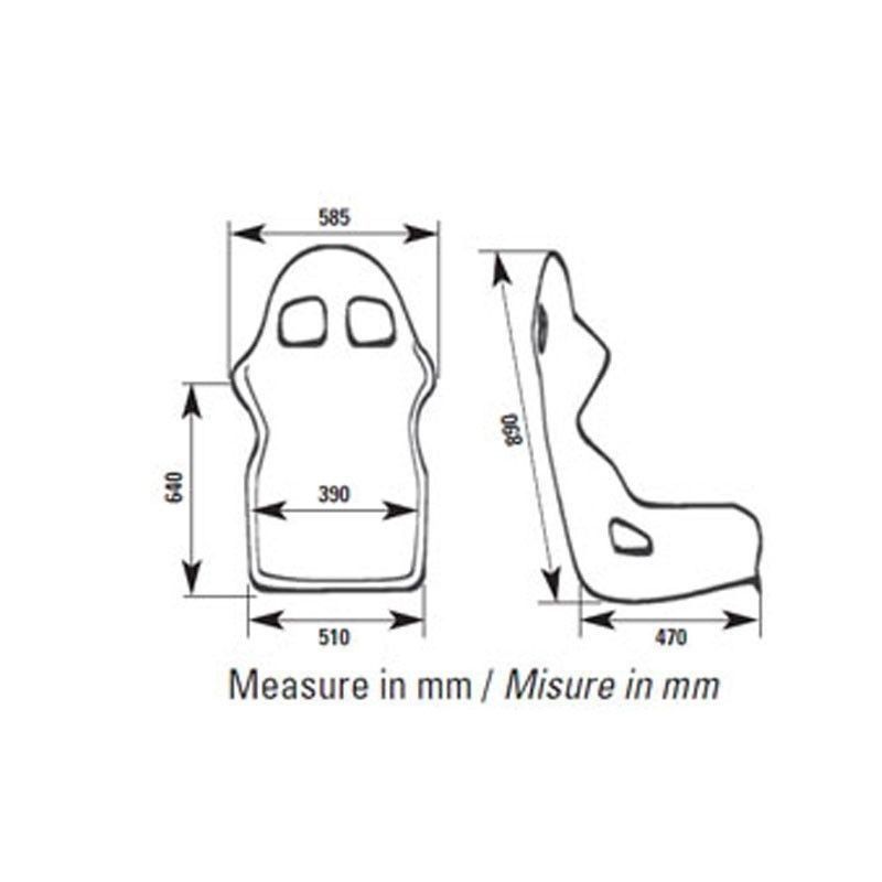 Baquet / Asiento OMP TRS