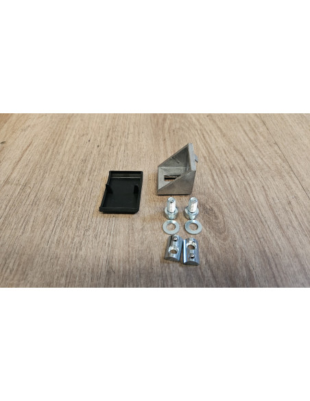Escuadras para perfilería de aluminio estructural serie 40