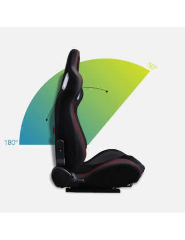 Asiento carbono CS-1 Tela