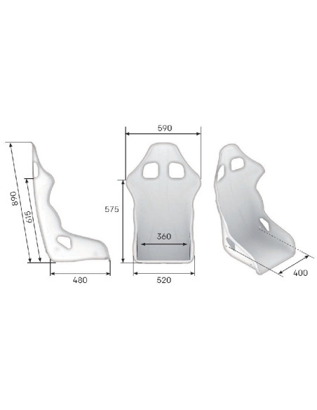Baquet / Asiento OMP CHAMP-R FIA
