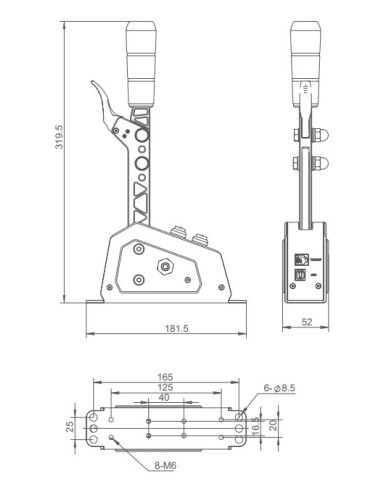 MOZA SGP Sequential Shifter