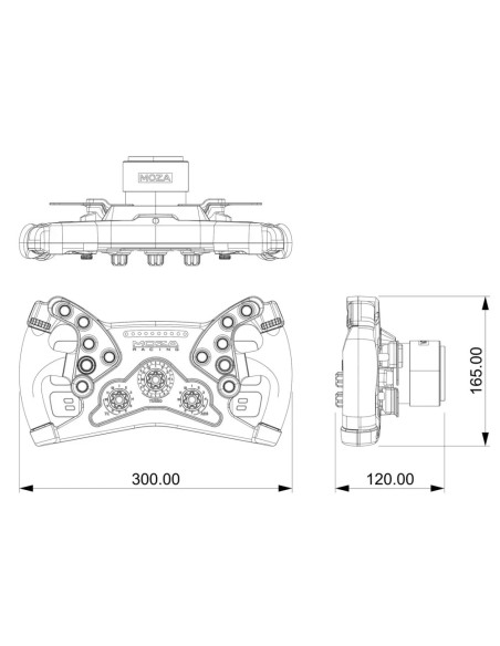 Volante MOZA KS Formula