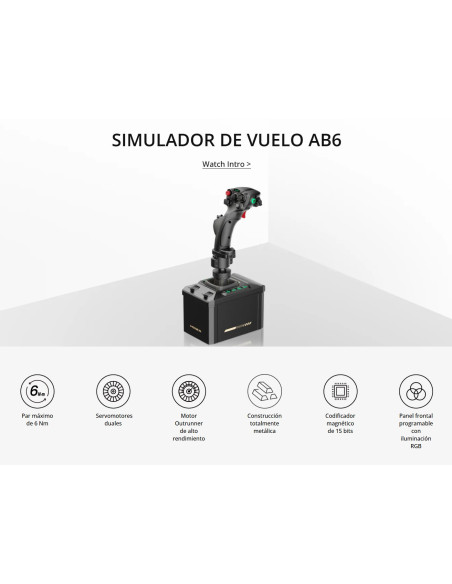 MOZA AB6 FLIGHT SIMULATOR Pack